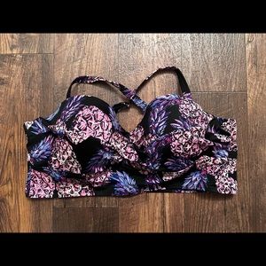 Torrid Pineapple Swim Top